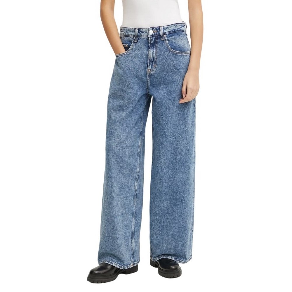 TOMMY JEANS ARLIE MR LOOSE WD AI4136 ΠΑΝΤΕΛΟΝΙ ΓΥΝΑΙΚΕΙΟ BLUΕ DENIM