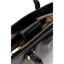 GUESS ARNELA GIRLFRIEND SATCHEL ΤΣΑΝΤΑ ΓΥΝΑΙΚΕΙΑ BLACK