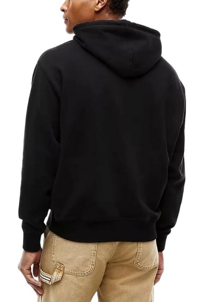 TOMMY JEANS RLX TOMMY DNA HOODIE EXT ΜΠΛΟΥΖΑ ΦΟΥΤΕΡ ΑΝΔΡΙΚΗ BLACK