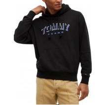 TOMMY JEANS RLX TOMMY DNA HOODIE EXT ΜΠΛΟΥΖΑ ΦΟΥΤΕΡ ΑΝΔΡΙΚΗ BLACK