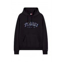 TOMMY JEANS RLX TOMMY DNA HOODIE EXT ΜΠΛΟΥΖΑ ΦΟΥΤΕΡ ΑΝΔΡΙΚΗ BLACK