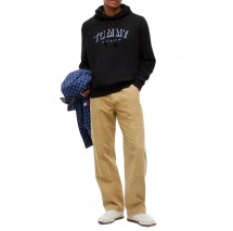 TOMMY JEANS RLX TOMMY DNA HOODIE EXT ΜΠΛΟΥΖΑ ΦΟΥΤΕΡ ΑΝΔΡΙΚΗ BLACK