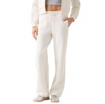 GUESS CALISTA 4G WIDE LEG PANTS ΦΟΡΜΑ ΠΑΝΤΕΛΟΝΙ ΓΥΝΑΙΚΕΙΟ OFF WHITE
