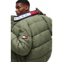 TOMMY JEANS VAIL FLAG JACKET EXT ΜΠΟΥΦΑΝ ΑΝΔΡΙΚΟ OLIVE