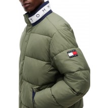 TOMMY JEANS VAIL FLAG JACKET EXT ΜΠΟΥΦΑΝ ΑΝΔΡΙΚΟ OLIVE