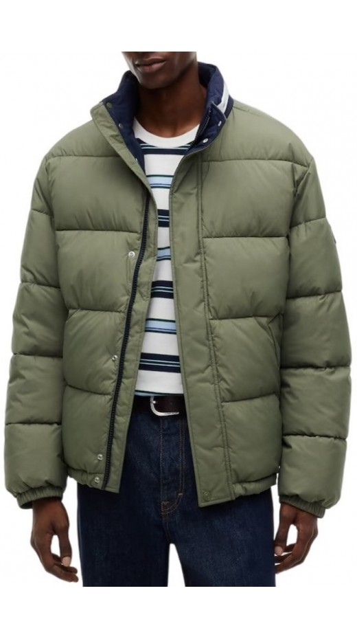 TOMMY JEANS VAIL FLAG JACKET EXT ΜΠΟΥΦΑΝ ΑΝΔΡΙΚΟ OLIVE