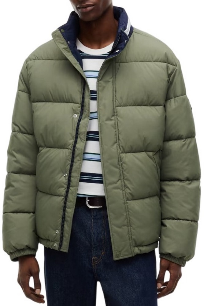 TOMMY JEANS VAIL FLAG JACKET EXT ΜΠΟΥΦΑΝ ΑΝΔΡΙΚΟ OLIVE