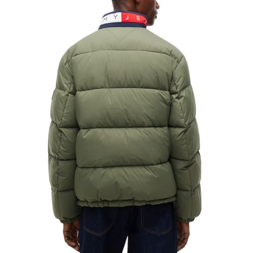 TOMMY JEANS VAIL FLAG JACKET EXT ΜΠΟΥΦΑΝ ΑΝΔΡΙΚΟ OLIVE