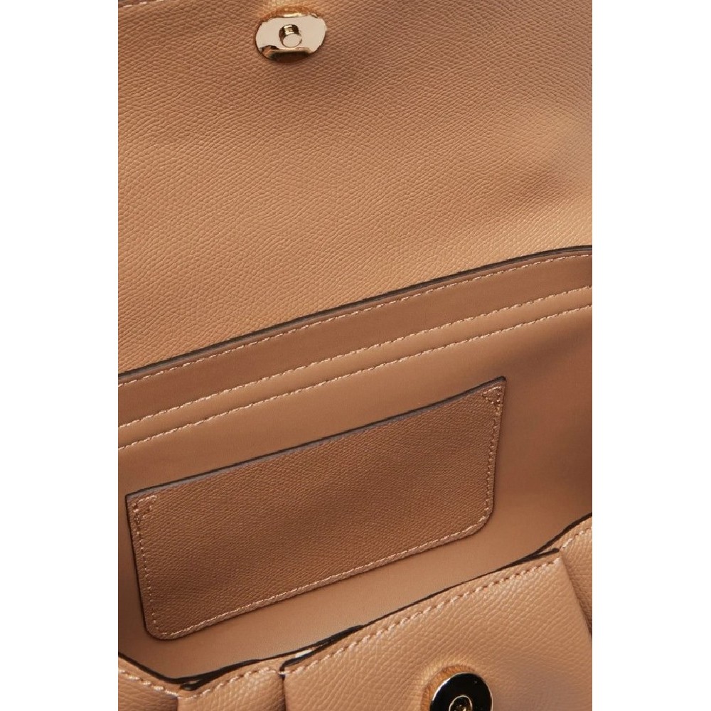 GUESS AMORETTE TOP HANDLE FLAP ΤΣΑΝΤΑ ΓΥΝΑΙΚΕΙΑ BEIGE