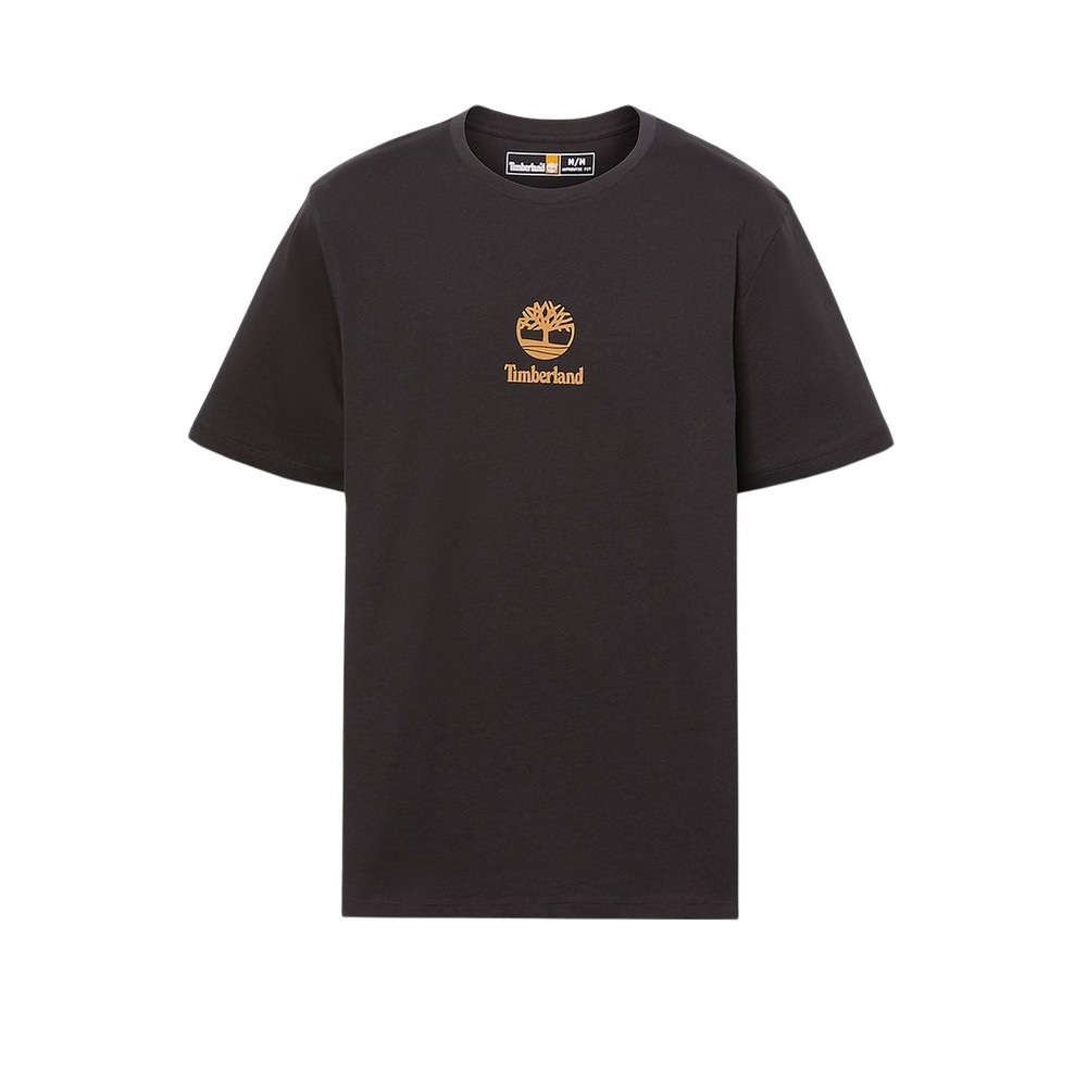TIMBERLAND PRINT STACK LOGO SHORT T-SHIRT ΜΠΛΟΥΖΑ ΑΝΔΡΙΚΗ BLACK