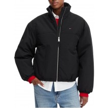 TOMMY JEANS PADDED HIGH NECK JACKET ΜΠΟΥΦΑΝ ΓΥΝΑΙΚΕΙΟ BLACK