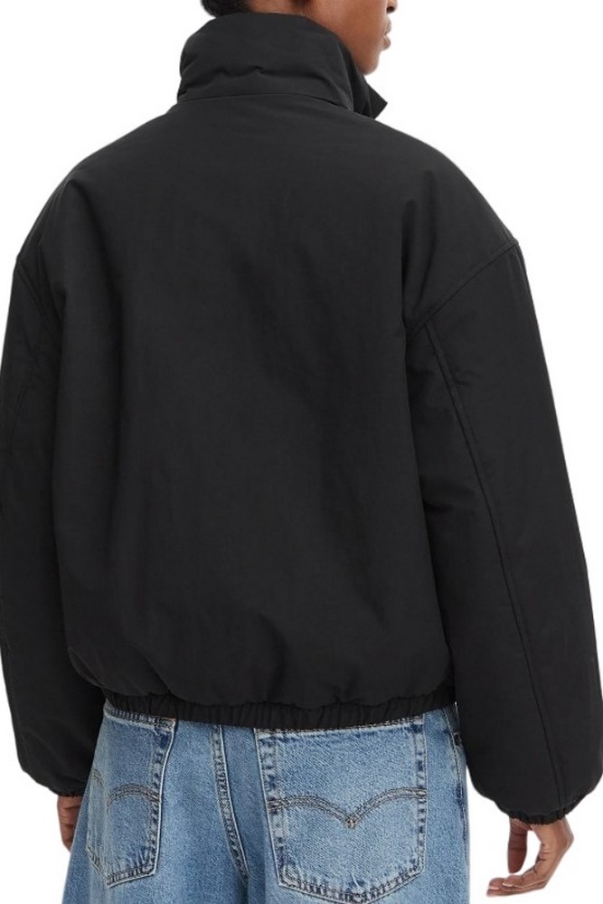 TOMMY JEANS PADDED HIGH NECK JACKET ΜΠΟΥΦΑΝ ΓΥΝΑΙΚΕΙΟ BLACK