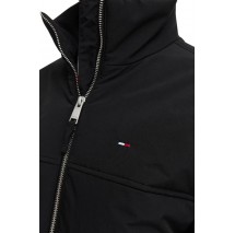 TOMMY JEANS PADDED HIGH NECK JACKET ΜΠΟΥΦΑΝ ΓΥΝΑΙΚΕΙΟ BLACK