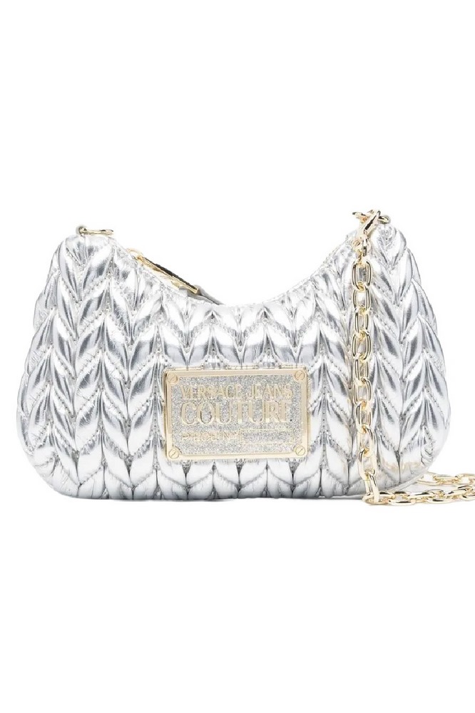 VERSACE JEANS COUTURE RANGE O - CRUNCHY BAGS, SKETCH 2 ΤΣΑΝΤΑ  ΓΥΝΑΙΚΕΙΑ SILVER