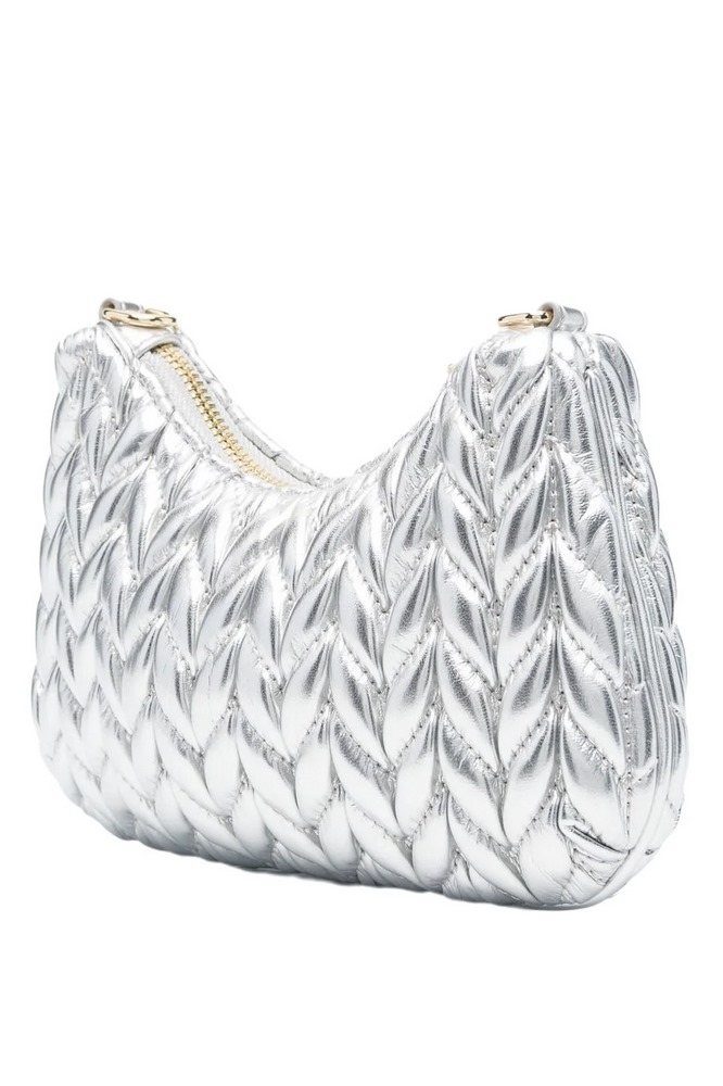 VERSACE JEANS COUTURE RANGE O - CRUNCHY BAGS, SKETCH 2 ΤΣΑΝΤΑ  ΓΥΝΑΙΚΕΙΑ SILVER