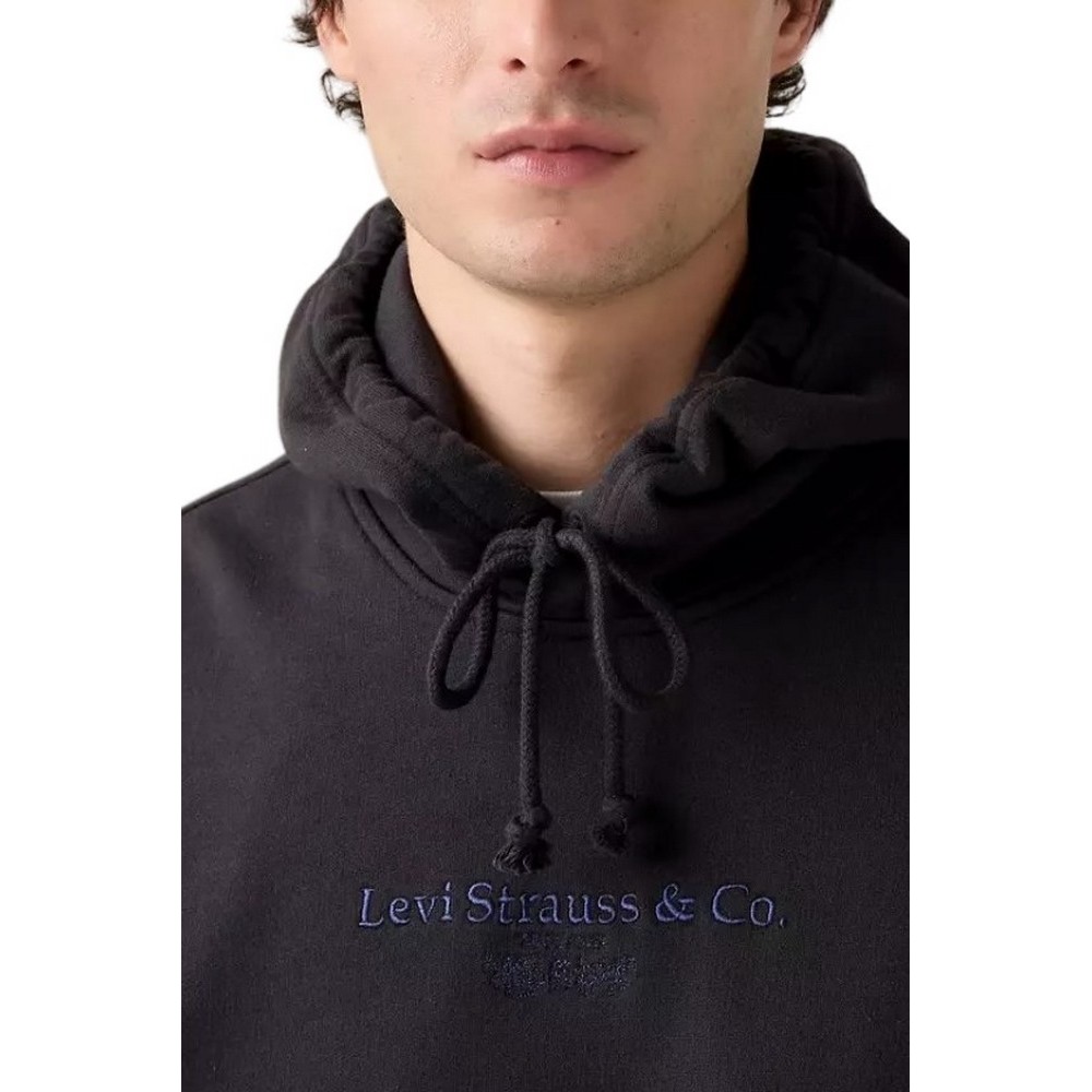 LEVIS® RELAXED GRAPHIC PO ΦΟΥΤΕΡ ΜΠΛΟΥΖΑ ΑΝΔΡΙΚΗ BLACK