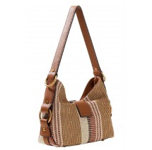 GUESS CAMDEN MINI SHOULDER BAG ΤΣΑΝΤΑ ΓΥΝΑΙΚΕΙΑ COGNAC