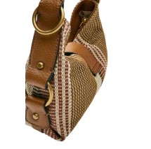 GUESS CAMDEN MINI SHOULDER BAG ΤΣΑΝΤΑ ΓΥΝΑΙΚΕΙΑ COGNAC