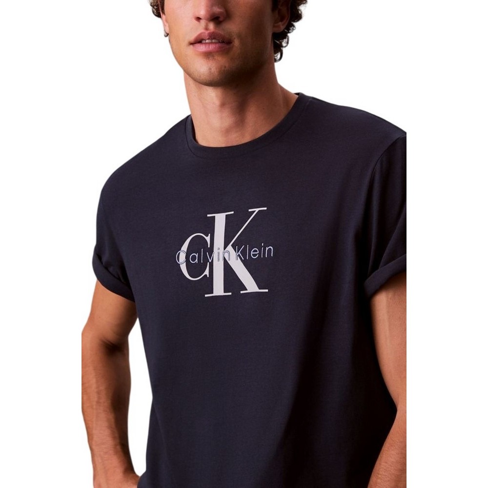 CALVIN KLEIN JEANS HERO MONOLOGO TEE T-SHIRT ΑΝΔΡΙΚΟ NAVY