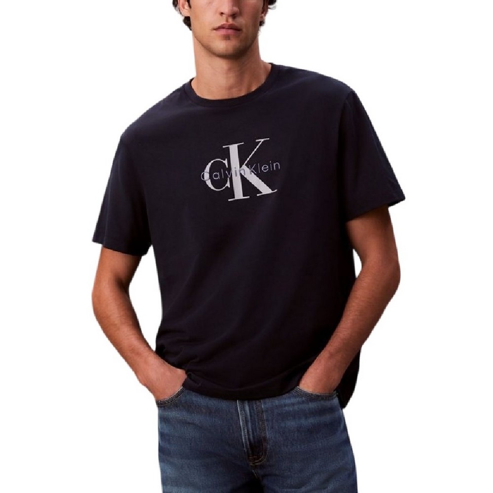 CALVIN KLEIN JEANS HERO MONOLOGO TEE T-SHIRT ΑΝΔΡΙΚΟ NAVY
