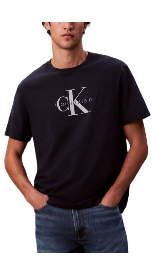 CALVIN KLEIN JEANS HERO MONOLOGO T-SHIRT ΜΠΛΟΥΖΑ ΑΝΔΡΙΚΗ NAVY