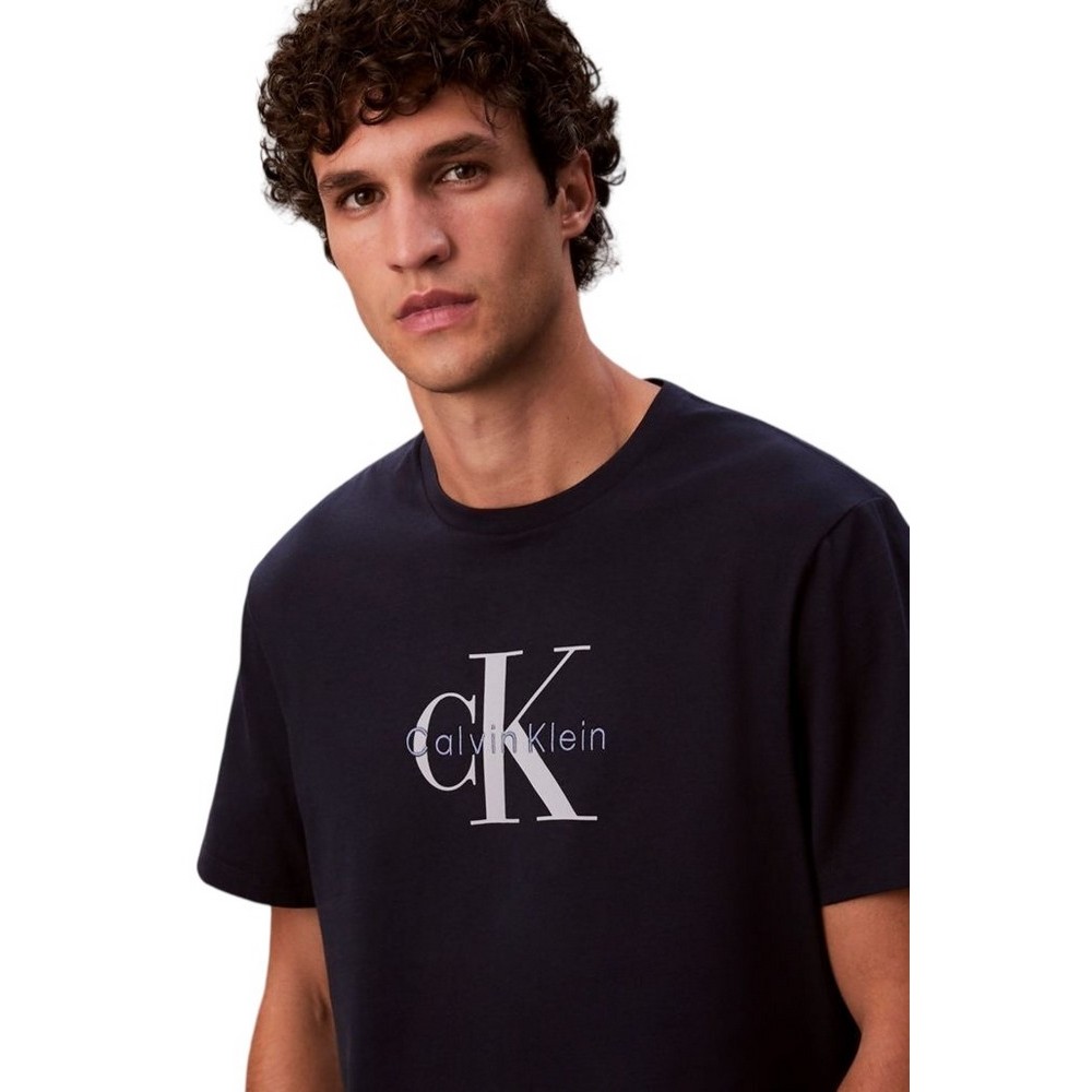 CALVIN KLEIN JEANS HERO MONOLOGO TEE T-SHIRT ΑΝΔΡΙΚΟ NAVY