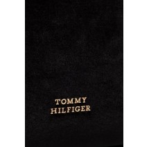 TOMMY HILFIGER DOWNTOWN MINI BAG VELVET ΤΣΑΝΤΑ ΓΥΝΑΙΚΕΙΑ BLACK