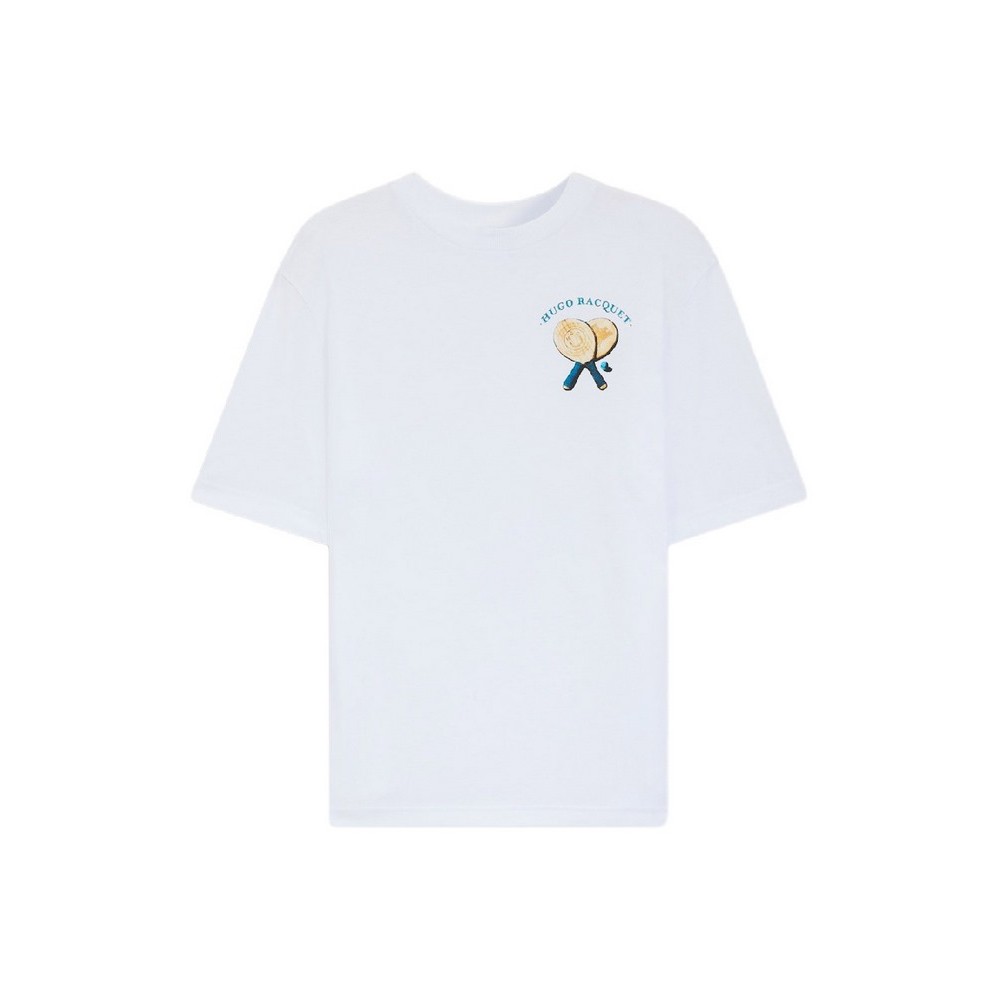 HUGO BOSS JERSEY NULAXO T-SHIRT ΜΠΛΟΥΖΑ ΑΝΔΡΙΚΗ WHITE