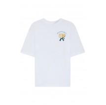 HUGO BOSS JERSEY NULAXO T-SHIRT ΜΠΛΟΥΖΑ ΑΝΔΡΙΚΗ WHITE