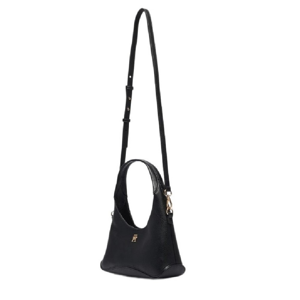 TOMMY HILFIGER EVERYDAY MINI HOBO ΤΣΑΝΤΑ ΓΥΝΑΙΚΕΙΑ BLACK
