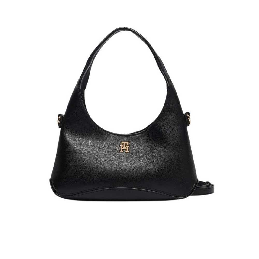 TOMMY HILFIGER EVERYDAY MINI HOBO ΤΣΑΝΤΑ ΓΥΝΑΙΚΕΙΑ BLACK