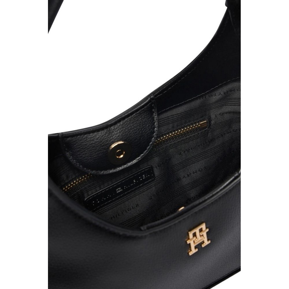 TOMMY HILFIGER EVERYDAY MINI HOBO ΤΣΑΝΤΑ ΓΥΝΑΙΚΕΙΑ BLACK