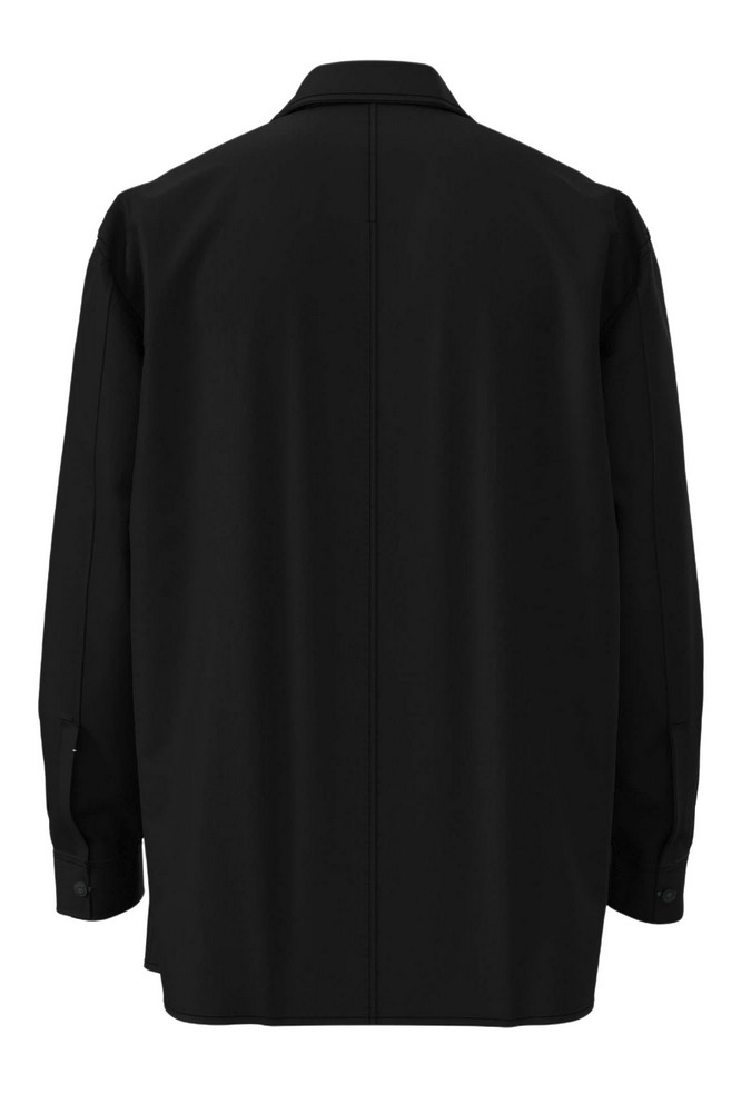 CALVIN KLEIN JEANS RIPSTOP RELAXED SHIRT ΠΟΥΚΑΜΙΣΟ ΑΝΔΡΙΚΟ BLACK