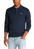 TOMMY JEANS SLIM ESSENTIAL POLO SWEATER ΜΠΛΟΥΖΑ ΠΛΕΚΤΗ ΑΝΔΡΙΚΗ NAVY