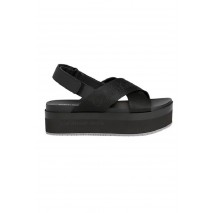 CALVIN KLEIN JEANS FLATFORM SANDAL SLING ΠΕΔΙΛΟ ΓΥΝΑΙΚΕΙΟ BLACK