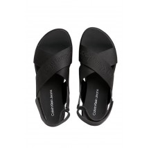 CALVIN KLEIN JEANS FLATFORM SANDAL SLING ΠΕΔΙΛΟ ΓΥΝΑΙΚΕΙΟ BLACK