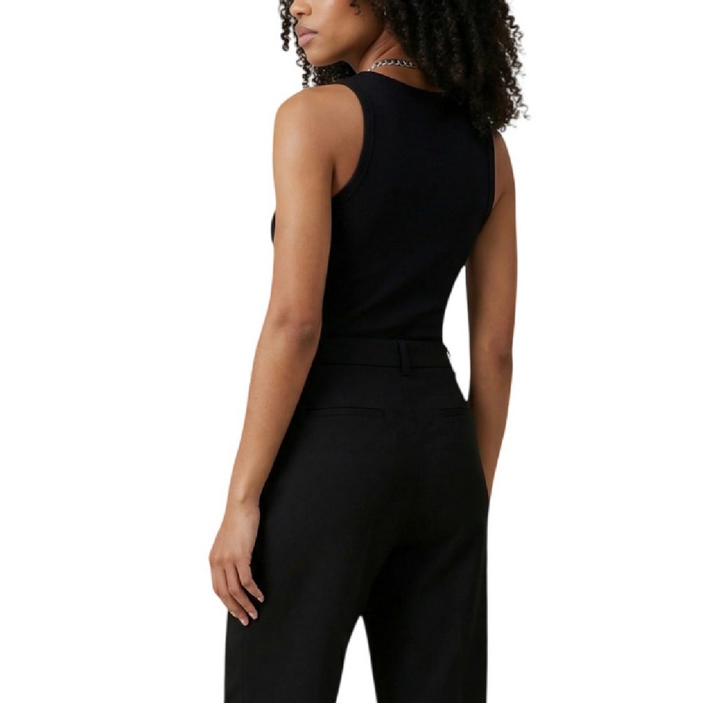 CALVIN KLEIN JEANS SL MONOGRAM RIB TANK ΤΟΠ ΓΥΝΑΙΚΕΙΟ BLACK