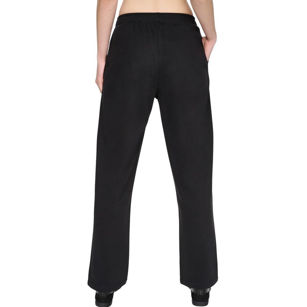 DKNY HIGH RISE FLOCKED LOGO RELAXED PANT ΠΑΝΤΕΛΟΝΙ ΦΟΡΜΑ ΓΥΝΑΙΚΕΙΟ BLACK