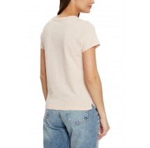 GUESS SS CN PYTHON LOGO TEE T-SHIRT ΜΠΛΟΥΖΑ ΓΥΝΑΙΚΕΙΑ ROSE