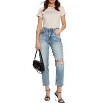 GUESS SS CN PYTHON LOGO TEE T-SHIRT ΜΠΛΟΥΖΑ ΓΥΝΑΙΚΕΙΑ ROSE