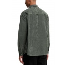 TOMMY JEANS RLX WASHED CORD SHIRT EXT ΠΟΥΚΑΜΙΣΟ ΑΝΔΡΙΚΟ GREEN