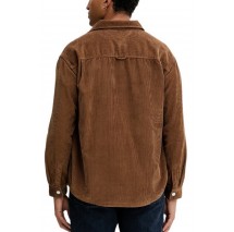 TOMMY JEANS RLX WASHED CORD SHIRT EXT ΠΟΥΚΑΜΙΣΟ ΑΝΔΡΙΚΟ BROWN