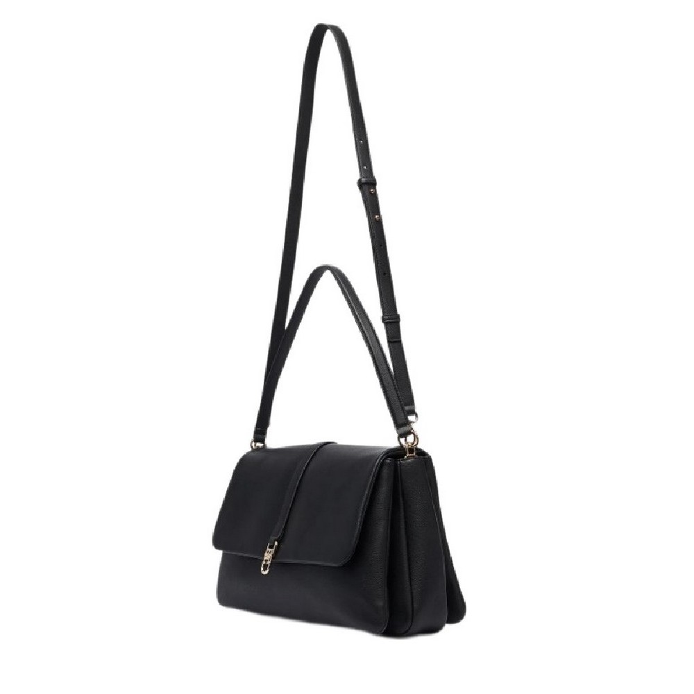 TOMMY HILFIGER LIBRE SATCHEL ΤΣΑΝΤΑ ΓΥΝΑΙΚΕΙΑ BLACK