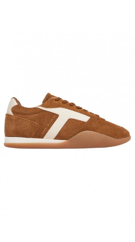 TOMMY HILFIGER VINTAGE LOW RUNNER SUEDE ΠΑΠΟΥΤΣΙ ΓΥΝΑΙΚΕΙΟ CARAMEL