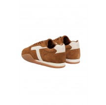 TOMMY HILFIGER VINTAGE LOW RUNNER SUEDE ΠΑΠΟΥΤΣΙ ΓΥΝΑΙΚΕΙΟ CARAMEL