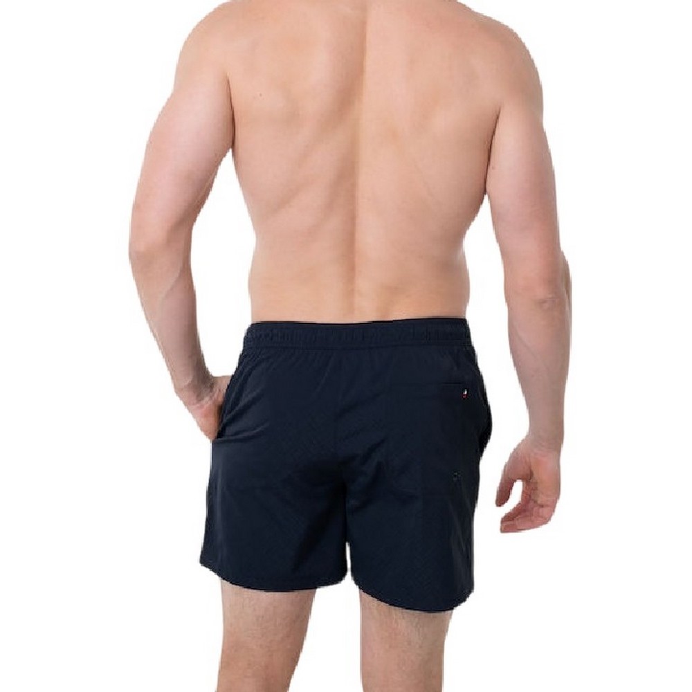 TOMMY HILFIGER MEDIUM DRAWSTRING JACQUARD ΜΑΓΙΟ ΑΝΔΡΙΚΟ DEEP NAVY