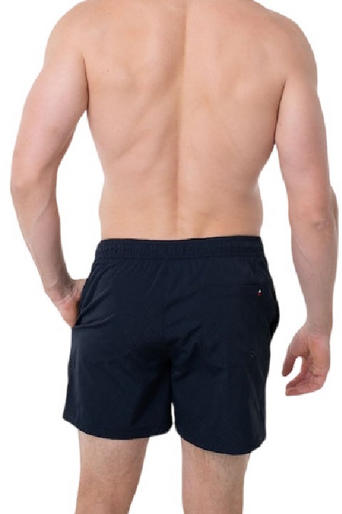 TOMMY HILFIGER MEDIUM DRAWSTRING JACQUARD ΜΑΓΙΟ ΑΝΔΡΙΚΟ DEEP NAVY