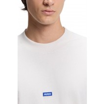 HUGO BOSS JERSEY NIEROS T-SHIRT ΜΠΛΟΥΖΑ ΑΝΔΡΙΚΗ OFF WHITE
