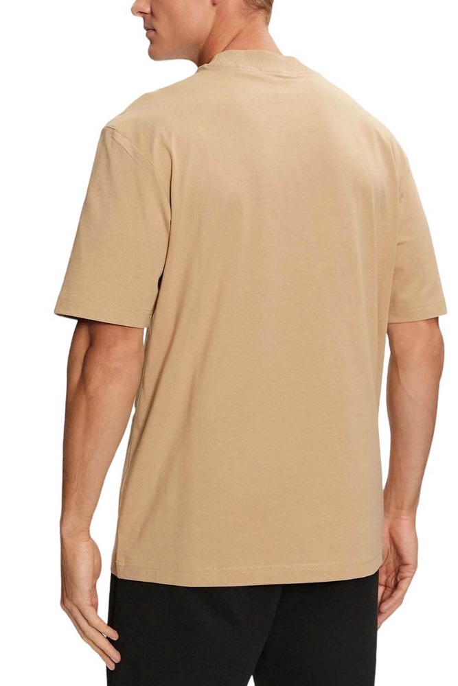 HUGO BOSS JERSEY NIEROS T-SHIRT ΜΠΛΟΥΖΑ ΑΝΔΡΙΚΗ BEIGE
