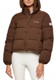 GUESS JEANS REG LENGHT PUFFER JKT ΜΠΟΥΦΑΝ ΓΥΝΑΙΚΕΙΟ BROWN